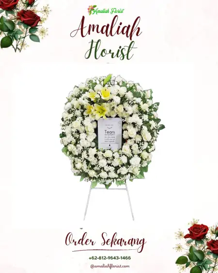 Krans Bunga Duka Seputih Surabaya